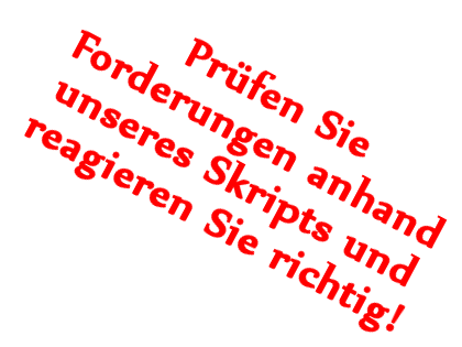 Inkassoforderung prüfen