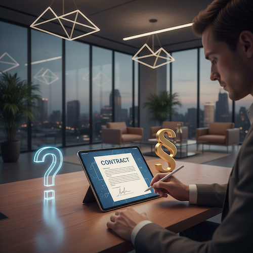 Unterschrift auf Tablet, iPad oder Handy