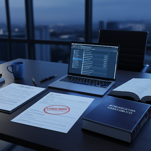 Forderungen aus einem Dienstleistungsvertrag